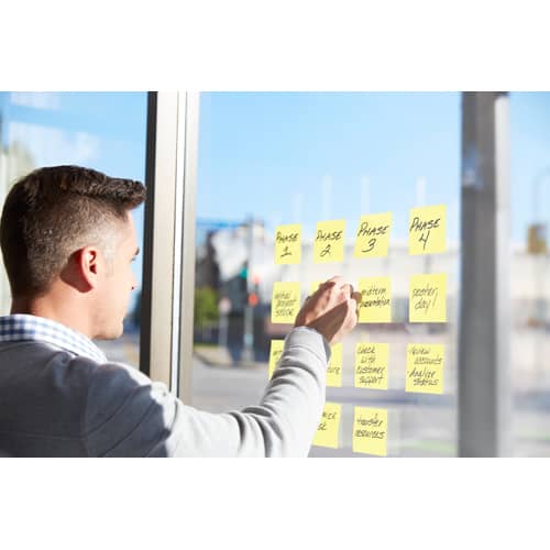 POST-IT Lots de 6 blocs Notes Super Sticky POST-IT® jaunes 90 feuilles 76 x 127 mm photo du produit Secondaire 1 L