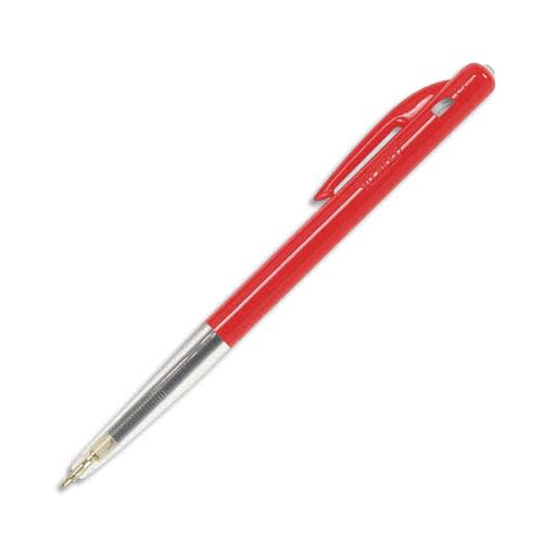 BIC M10 Original Stylos-Bille Rétractables Pointe Moyenne (1,0 mm) - Rouge photo du produit