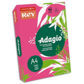 INAPA Ramette 500 feuilles papier couleur intense ADAGIO grenadine intense A4 80g photo du produit