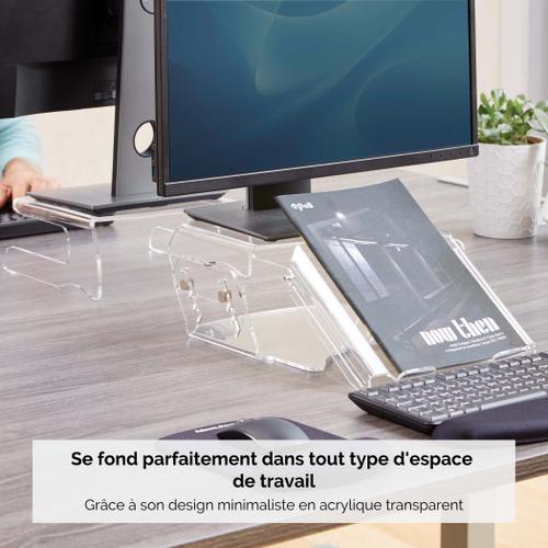 FELLOWES Support moniteur Clarity + support doc 9731201 photo du produit Secondaire 3 L