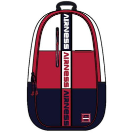 OXFORD Sac Borne AIRNESS FURIOUS 2 cmpts 33x46x18 cm. Décor sérigraphié, coloris Bleu, Blanc et Rouge photo du produit