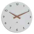 ALBA Horloge murale blanche nature et tendance. Diamètre 30 cm. photo du produit