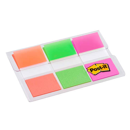 Set de 60 index Post it standards dans un dévidoir transparent 2