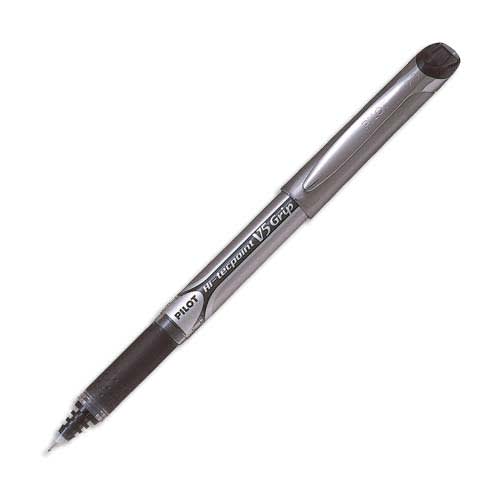 PILOT Stylo roller grip pointe aiguille 0,5 mm Noir V5 grip photo du produit Principale L