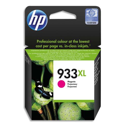 HP Cartouche Jet d'encre Magenta 933XL CN055A photo du produit Principale L