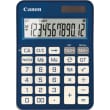 CANON Calculatrice de bureau mini aspect m&eacute;tal 109 x 187x 22 mm KS-125KB Bleu photo du produit