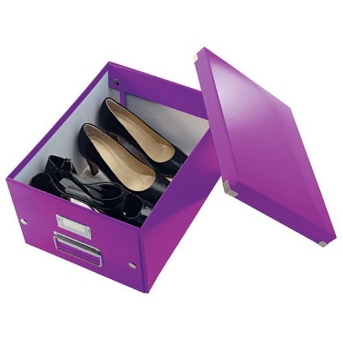 LEITZ Boîte Click & Store WOW, format Médium A4, violet photo du produit Secondaire 1 L