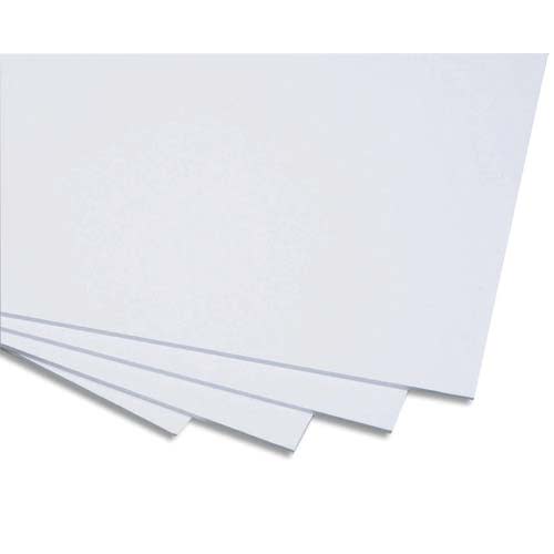 Clairefontaine 975167C Paquet Bristol - 20 Feuilles Papier Bristol  Quadrillé Petits Carreaux Blanc Extra Lisse - A4 21x29