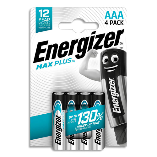 ENERGIZER Blister de 4 piles Max Plus AAA 7638900437461 photo du produit Principale L