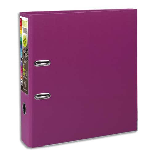 EXACOMPTA Classeur à levier en polypro PREMTOUCH dos de 8cm, coloris Fuchsia photo du produit