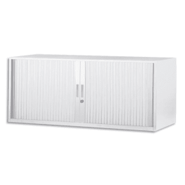 MT INTERNATIONAL Réhausse métal monobloc Corps et Rideau Blanc - Dimensions : L120 x H42,6 x P43 cm photo du produit