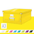 LEITZ Boîte Click & Store WOW, format Large A3, jaune photo du produit Secondaire 2 S