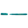 FABER CASTELL Feutre BROADPEN 1554 pointe large 0,8 mm, corps transparent, Turquoise indélébile photo du produit