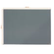 NOBO Tableau d'affichage en feutre Essence 1200x900 mm - gris - 1915206 photo du produit Secondaire 1 S