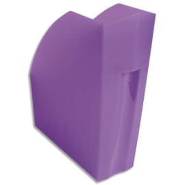 EXACOMPTA Porte-revues Iderama. Coloris Violet transparent. Dim. L29,2 x H32 x P11 cm photo du produit