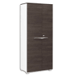 GAUTIER OFFICE Armoire 2 portes pleines Xenon Chêne Royal - Dimensions : L80 x H188 x P45 cm photo du produit