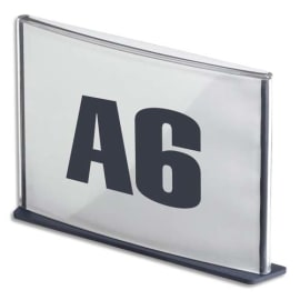 PAPERFLOW Plaque de porte format A6 coloris anthracite photo du produit