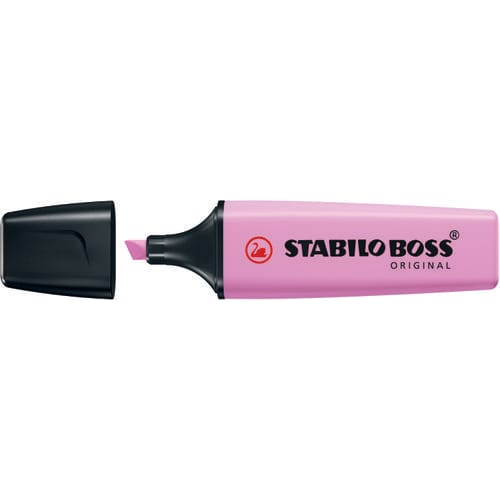STABILO BOSS ORIGINAL Pastel surligneur pointe biseautée - Mauve givré photo du produit Secondaire 1 L