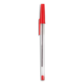 1ER Stylo bille. Pointe 1.0. Encre Rouge. photo du produit