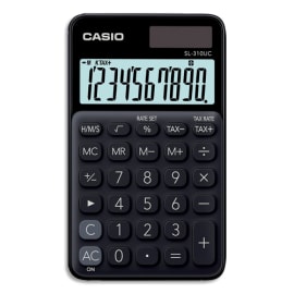 CASIO Calculatrice de poche 10 chiffres Noire SL-310UC-BK-S-EC photo du produit