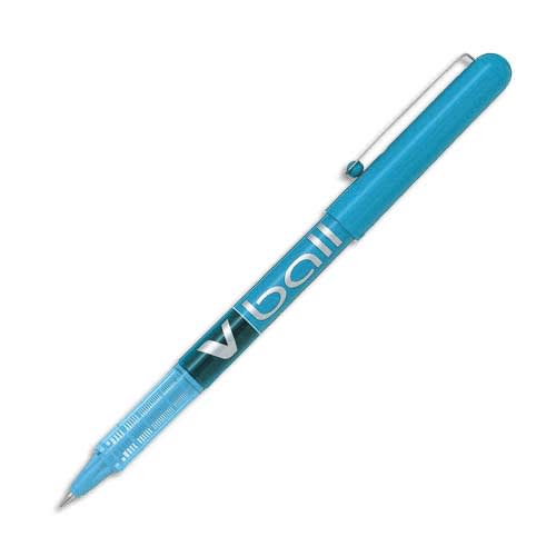 PILOT Stylo Roller pointe métal 0,5 mm encre liquide Turquoise V-BALL 05 photo du produit Principale L