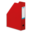 OXFORD Porte-revues en PVC soud&eacute;, dos de 7 cm 32x24cm, livr&eacute; &agrave; plat. Coloris rouge photo du produit