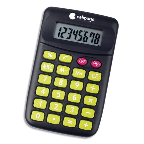 Calculatrice de poche Texas Instrument 8 chiffres TI-501