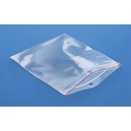 Boîte de 1000 sachets plastique à fermeture zip transparent 60 microns -  H40 cm ouverture 30 cm