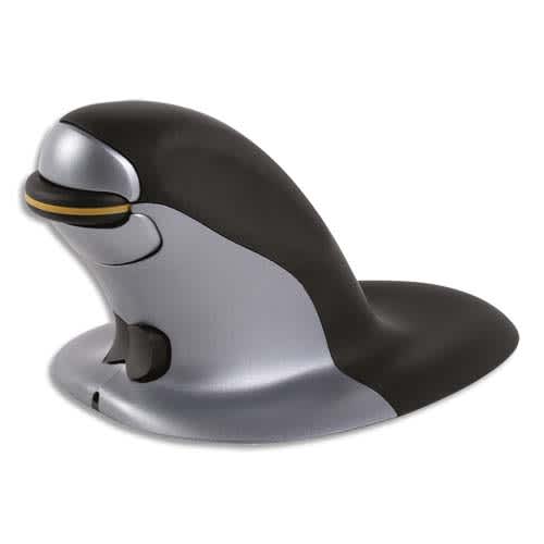 FELLOWES Souris ergonomique verticale PENGUIN sans fil taille moyenne 9894701 photo du produit