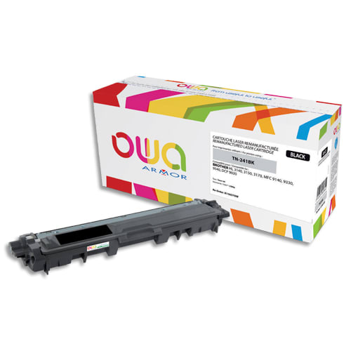 OWA Cartouche compatible Laser Noir BROTHER TN241BK K15657OW photo du produit Principale L