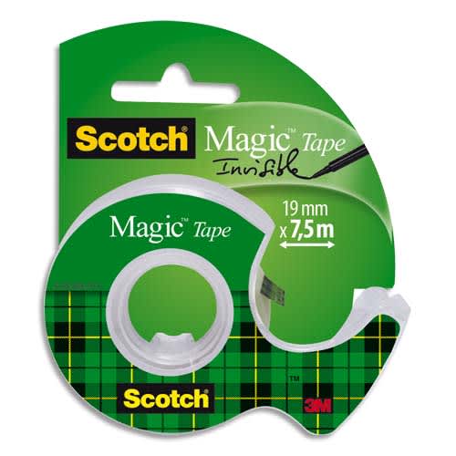 Dévidoir Scotch avec 4 rouleaux Magic 810 19mmx33m sur