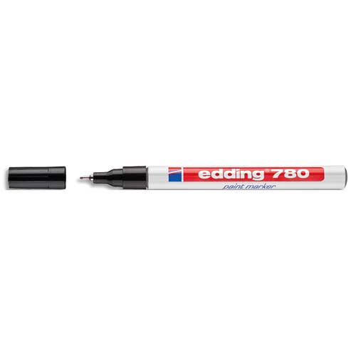 EDDING Marqueur peinture E780 laque Noir, pointe extra fine 842001 photo du produit Principale L