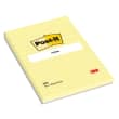 POST-IT Bloc repositionnable de 100 feuilles 102 x 152 mm Jaune ligné photo du produit