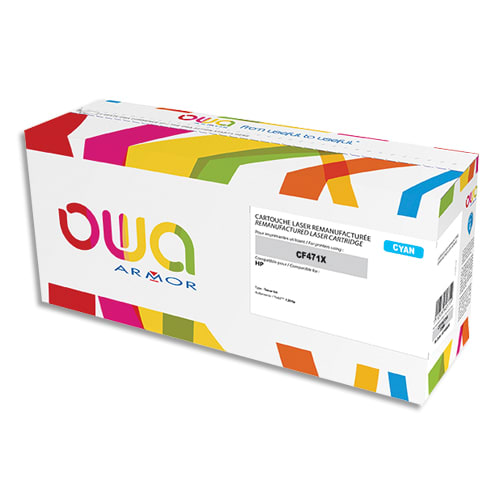 OWA Toner compatible HP CF471X Cyan K18251OW photo du produit Principale L