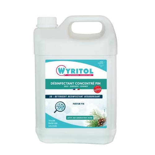 WYRITOL Bidon de 5L Nettoyant multi-usages 3D Bactérisol 7 parfum Pin photo du produit