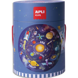 APLI KIDS Puzzle circulaire de 48 pièces pour apprendre le système solaire photo du produit
