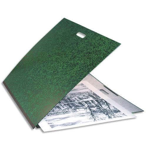 EXACOMPTA Carton à dessin Vert avec poignée et élastique 59 x 72 cm photo du produit Principale L