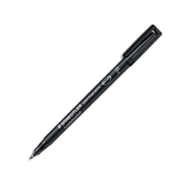 STAEDTLER Feutre multi-usages pour support lisse LUMOCOLOR Encre noire permanente Pointe fine de 0,6mm photo du produit