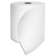 Bobine d'essuie-mains blanche pure ouate de cellulose très résistante avec  grande capacité d'absorption 450 feuilles - paquet de 6