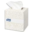 TORK Boîte Cube de 100 Mouchoirs 2 plis ouate extra douche Blanche - Format L21 x P20 cm photo du produit