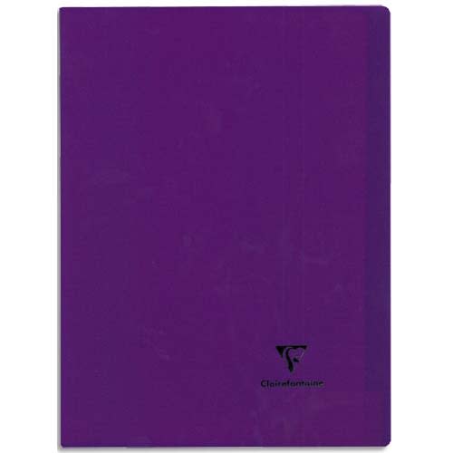 Cahier piqûre avec rabats 17x22 96 pages Seyes CLAIREFONTAINE