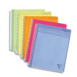 CLAIREFONTAINE Cahier Linicolor Meetingbook spirale polypropylène 160 pages format A4+. Coloris assortis photo du produit