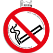 EXACOMPTA Panneau PVC adhésif antidérapant Défense de fumer (Avec décret) 20 cm 67047E photo du produit