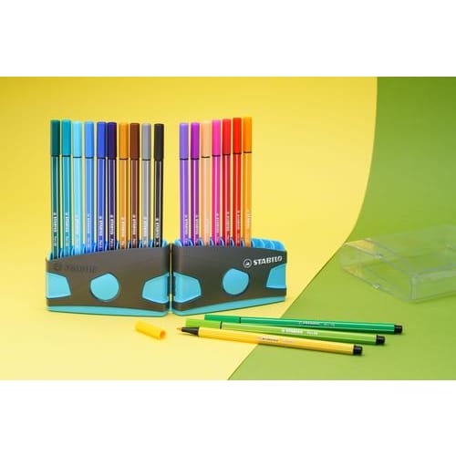 Stylo-feutres Stabilo Pen 68 - ColorParade - étui de 20 feutres