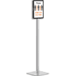 DURABLE Présentoir sur pied INFO STAND BASIC A4, affichage 2 côtés. Livré avec 2 DURAFRAME MAGNETIC noir photo du produit