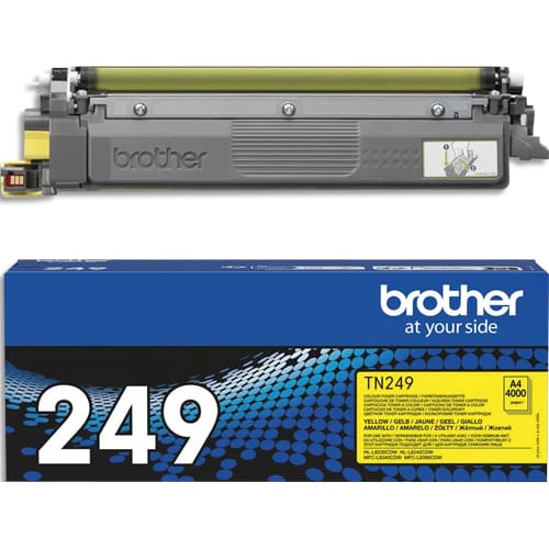 BROTHER Cartouche Laser TN-249 Très haute capacité (4000 pages) Jaune TN249Y photo du produit Principale L