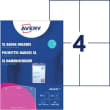AVERY Bo&icirc;te de 50 porte-badges grand format 105 x 148 mm + 52 inserts imprimables photo du produit