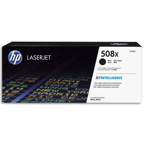 HP Cartouche Laser Noir 508X CF360X photo du produit Principale L