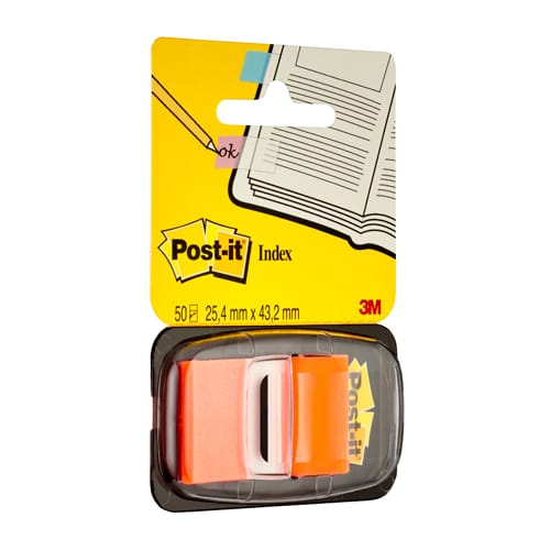 POST-IT Set de 50 marque-pages souples, coloris Orange photo du produit Secondaire 2 L