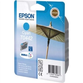 EPSON Cartouche Jet d'Encre DURABrite Ultra Cyan (HC) ''Parasol'' (T0442) - C13T04424010 photo du produit